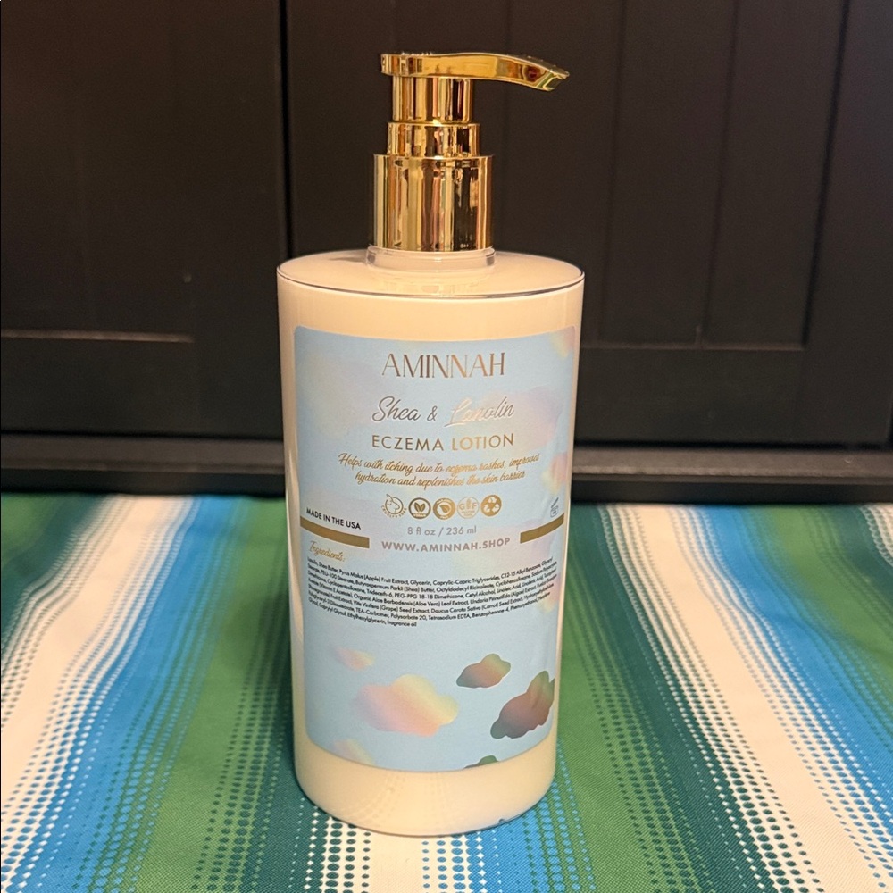 AMINNAH Shea & Lanolin Eczema Lotion – Cream